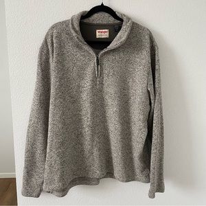 wrangler quarter zip